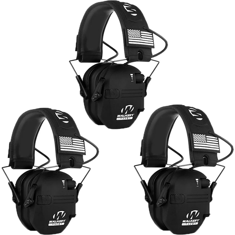 Military Tactical Electronic Earmuffs for Shooting & Hunting with Noise Reduction and Sound Pickup
