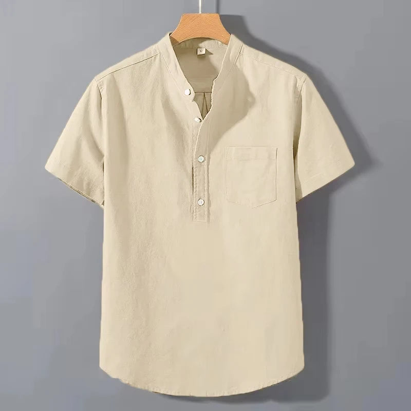 Men’s Summer Cotton Polo T-Shirt