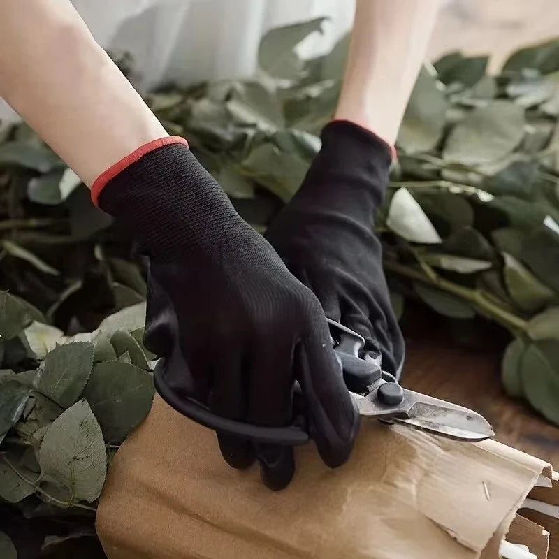 Durable Safety Gloves – 10 Pairs, Anti-Slip, Wear-Resistant, ESD Protection for Gardening & Woodworking