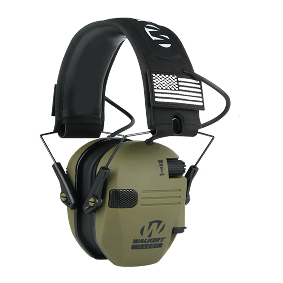 Military Tactical Electronic Earmuffs for Shooting & Hunting with Noise Reduction and Sound Pickup