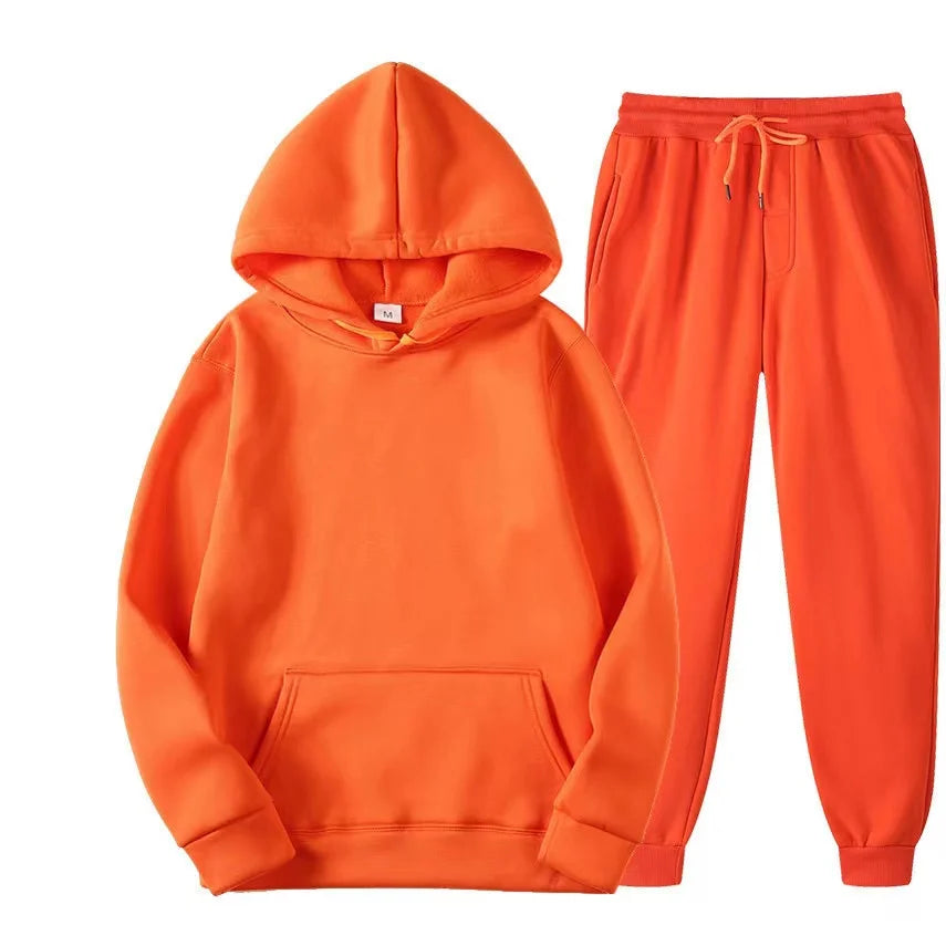 2024 Women's Hoodie & Sweatpants Set - Autumn Winter Pullover Suit