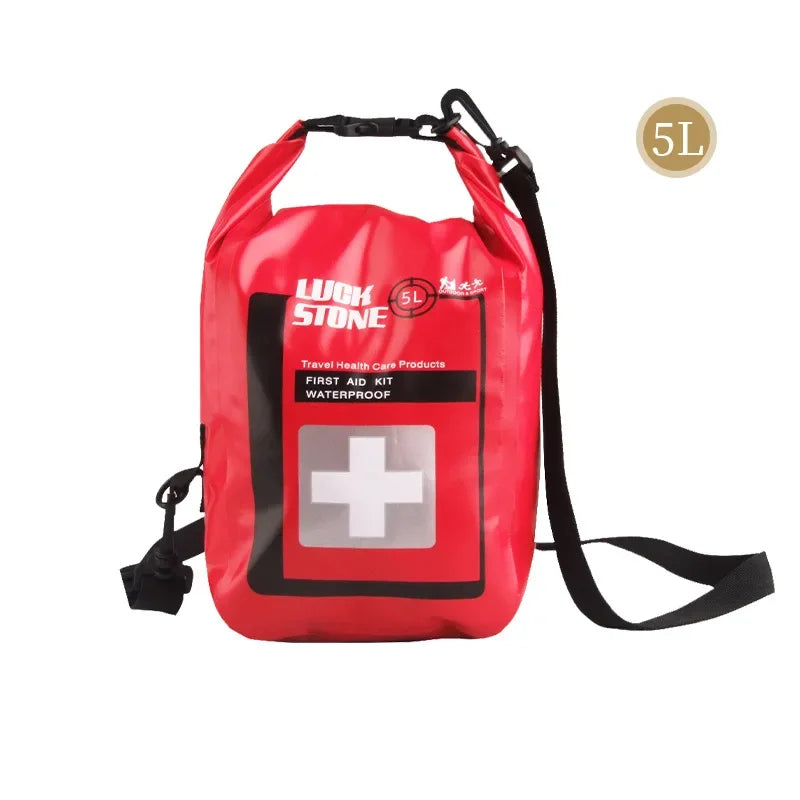 Portable Waterproof First Aid Kit Bag – 2L/5L for Outdoor, Camping, Travel, Fishing, Hiking, and Sports