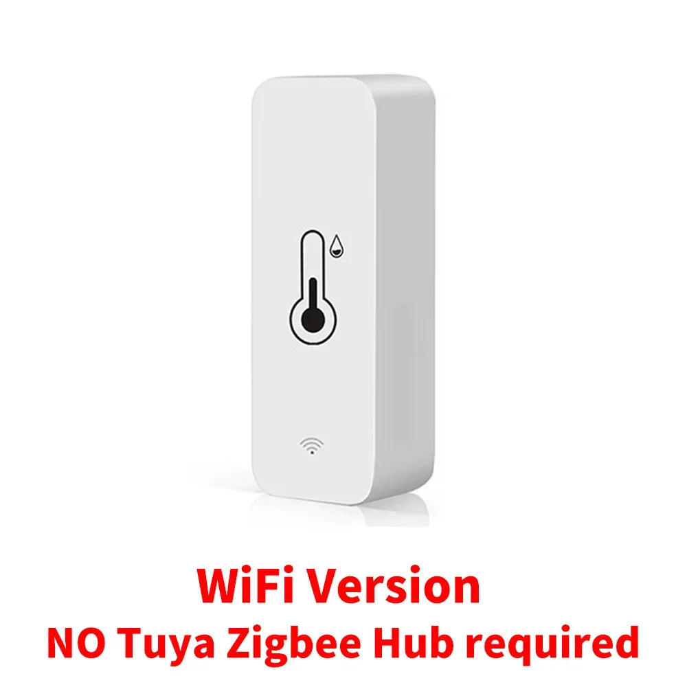 Tuya WiFi Smart Temperature & Humidity Sensor – Indoor Hygrometer Controller, Works with Alexa & Google Home