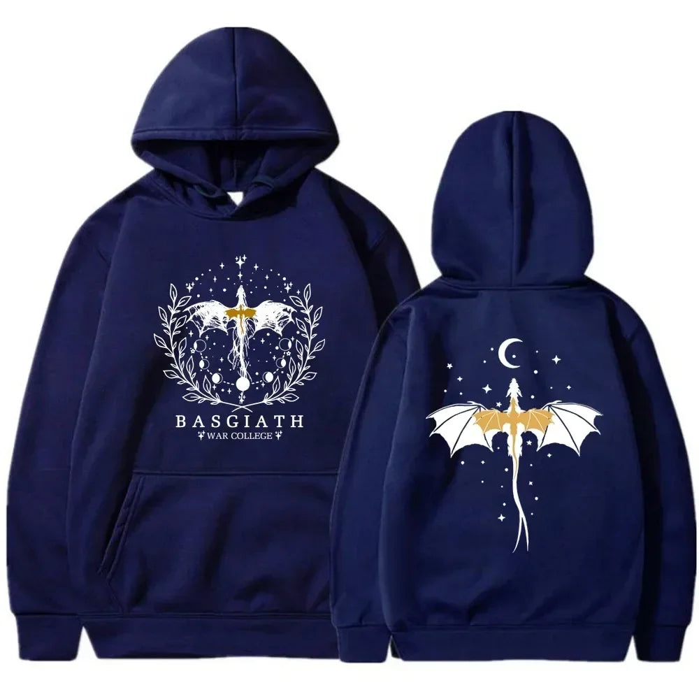 Basgiath War College Cotton Hoodie Printed Graphic Sweatshirt