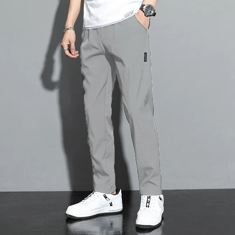 Men’s Summer Ice Silk Casual Pants”