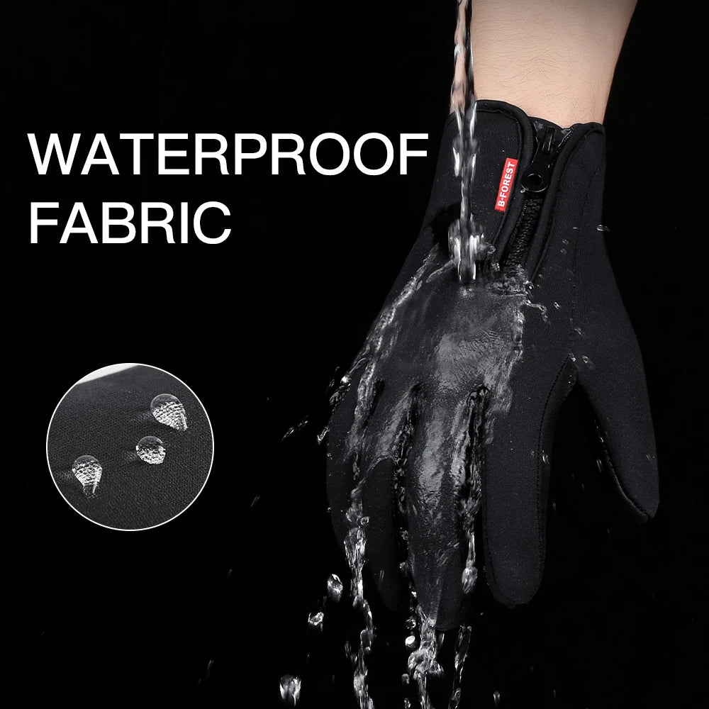 Winter Touchscreen Gloves for Men & Women – Waterproof, Warm, and Cold-Resistant for Motorcycle, Cycling, Running & Skiing