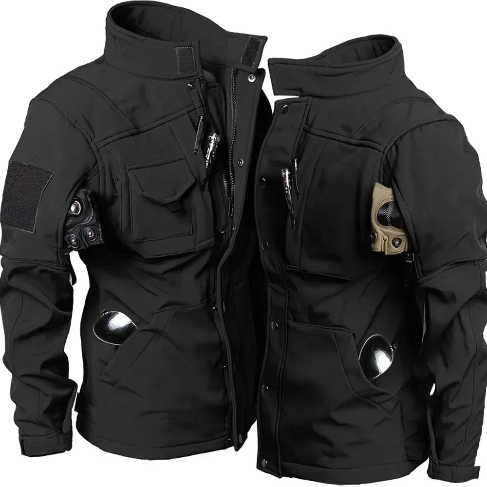Men’s Tactical Fleece Motorcycle Jacket