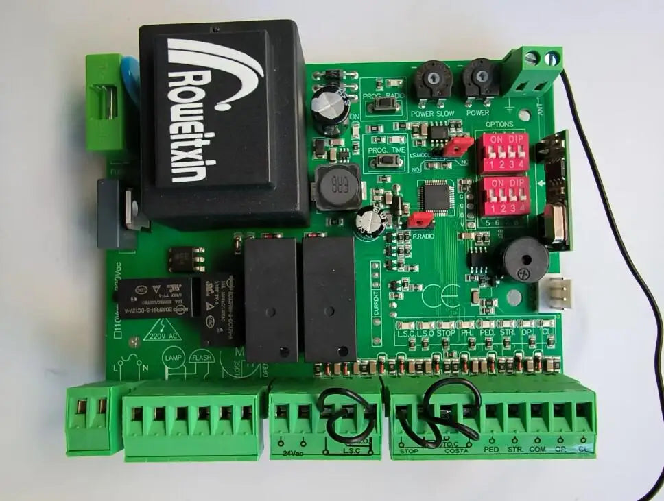 Universal Gate Motor Controller – 220V AC Circuit Board for Sliding Gate Opener (433.92MHz)