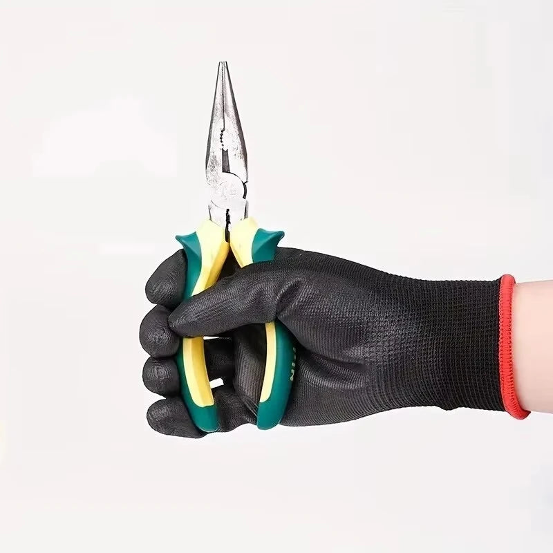 Durable Safety Gloves – 10 Pairs Anti-Slip, Wear-Resistant, ESD Protection for Gardening & Woodworking