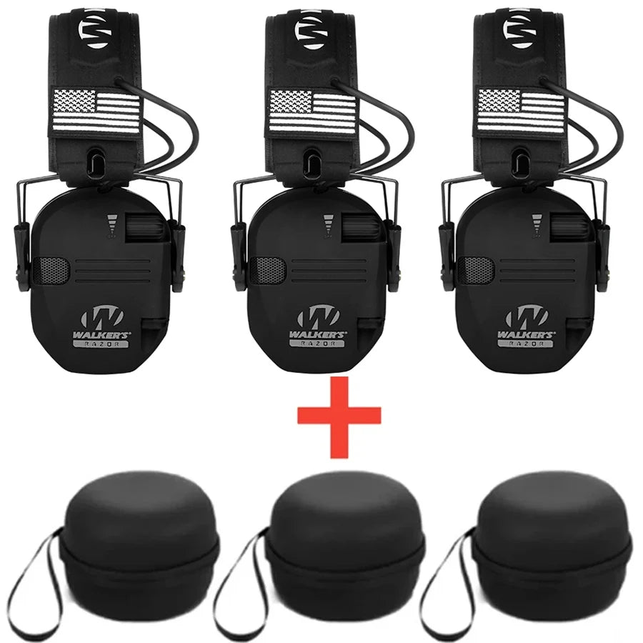 Military Tactical Electronic Earmuffs for Shooting & Hunting with Noise Reduction and Sound Pickup