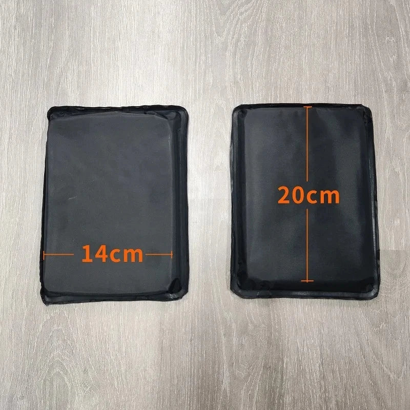 NIJ IIIA Soft Ballistic Armor Plate Tactical Vest Insert - 9mm & .44 PE Protection