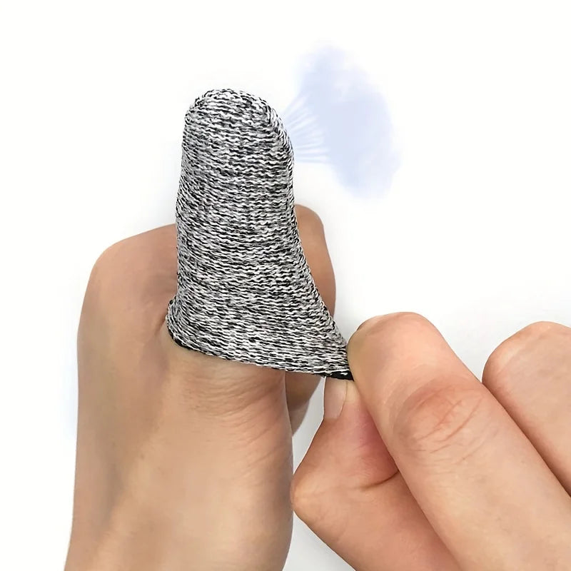 Level Protection Anti-Cutting Finger Gloves for Outdoor Work & Kitchen Safety 10 Pcs 5