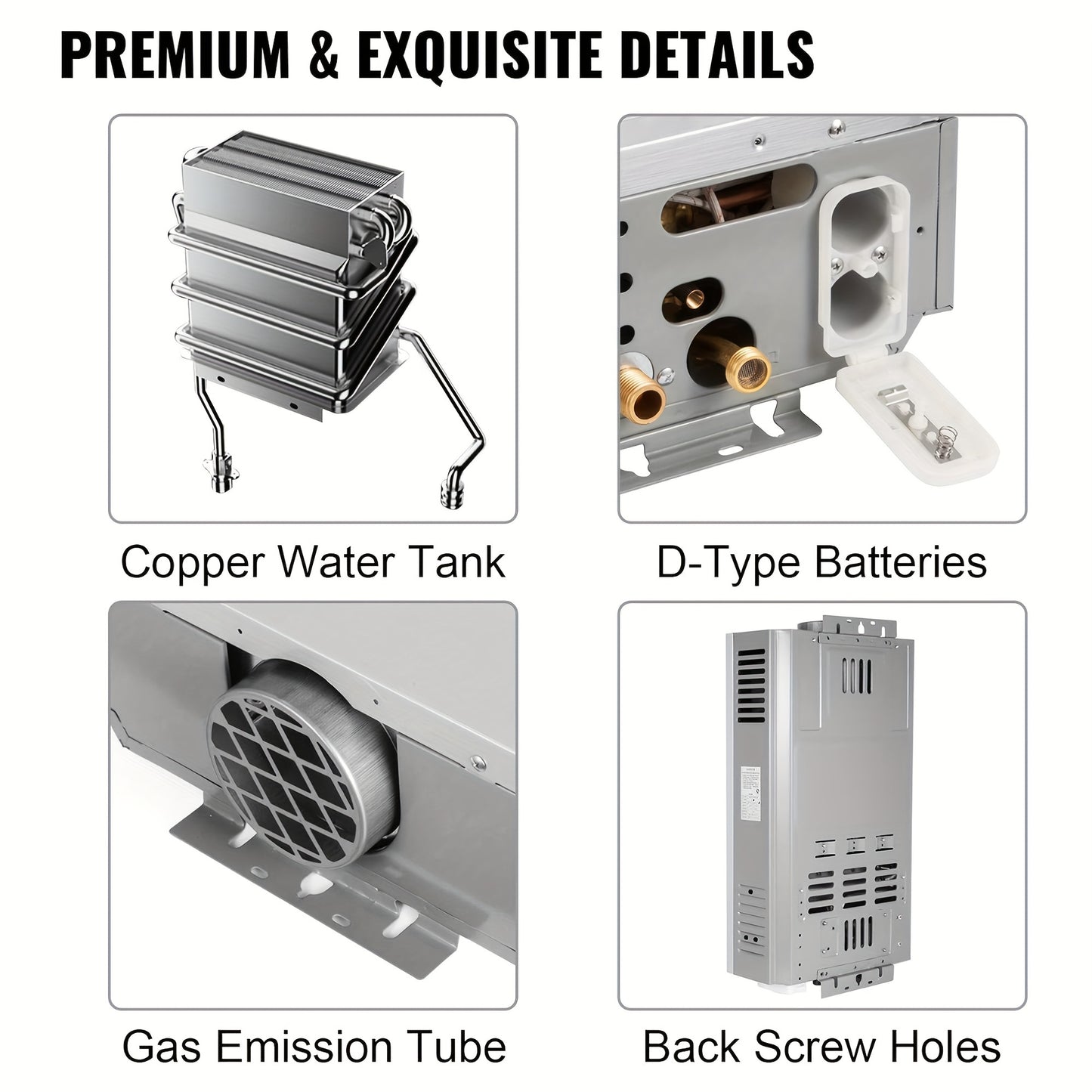 8L LPG Instant Water Heater – 16KW