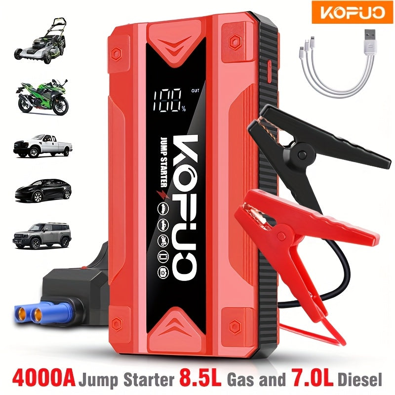 4000A Portable Car Jump Starter
