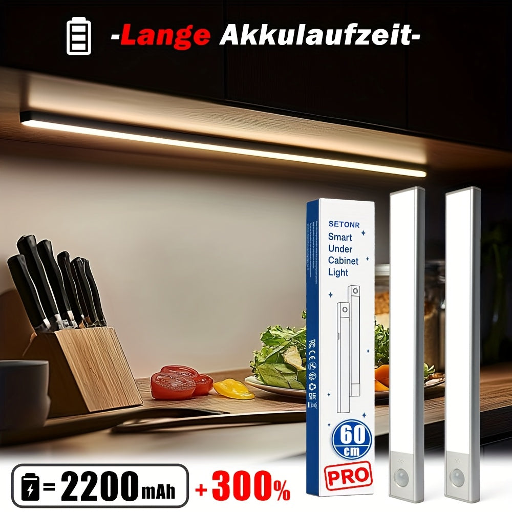 SETONR Slim Motion-Sensor LED Cabinet Light