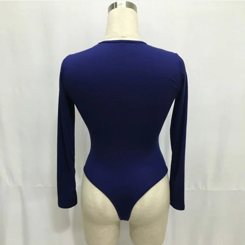 Women’s Long Sleeve Bodycon Bodysuit