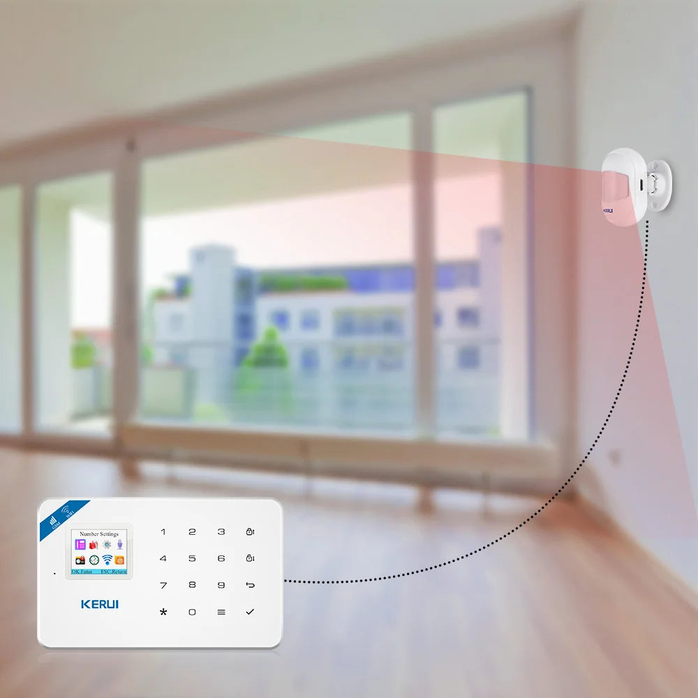 KERUI Wireless Mini PIR Motion Detector for G18 WiFi GSM Alarm System