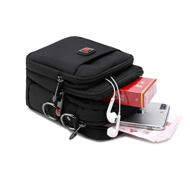 JANGEAR Waterproof Men's Crossbody & Belt Bag – Casual Multi-Purpose Messenger