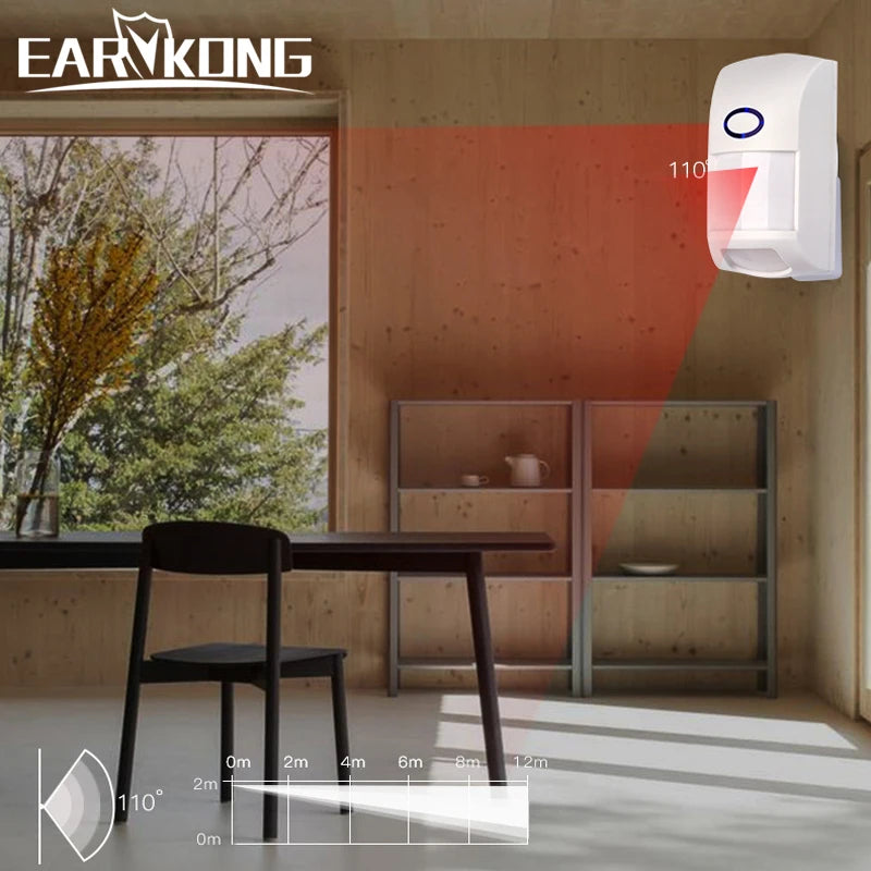 Tuya Smart WiFi Motion Sensor – Infrared Detector Alarm Compatible with Smart Life & TuyaSmart App