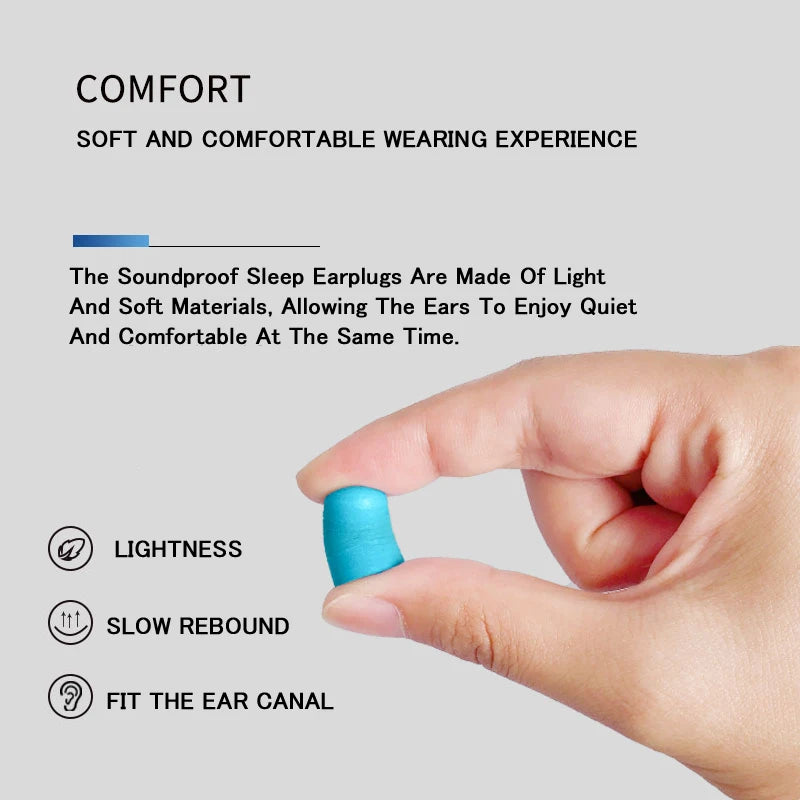 Noise Reduction Foam Earplugs | Sleep, Music, and Insulation Protection