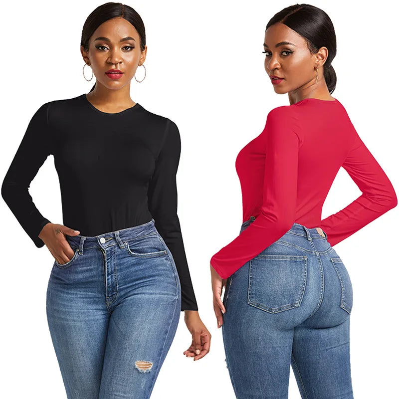 Women’s Long Sleeve Bodycon Bodysuit