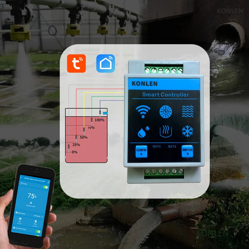 AquaShield WiFi Smart Water Level Sensor