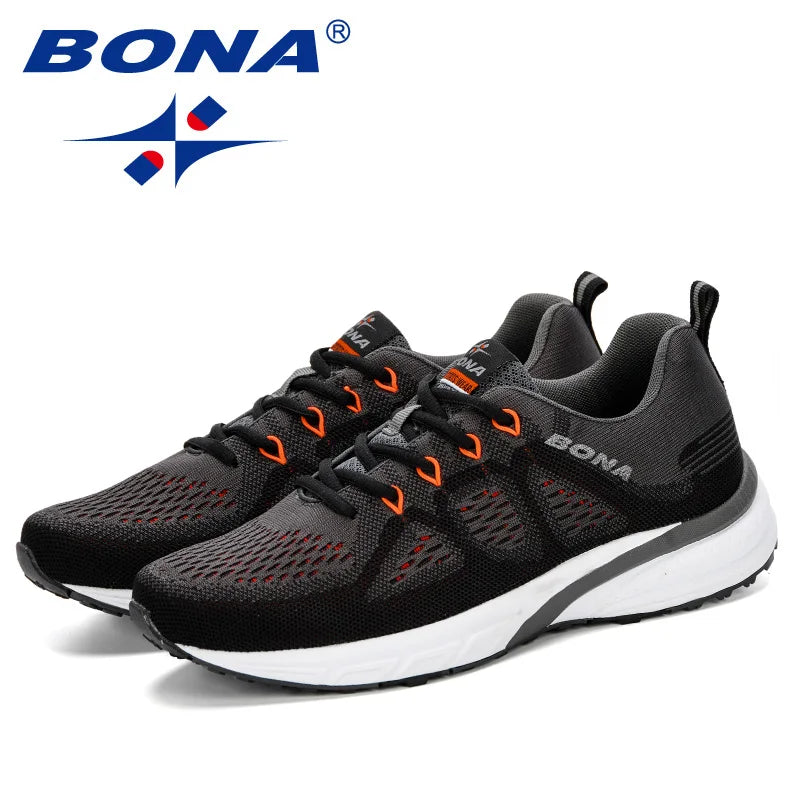 BONA Men’s Lightweight Running Sneakers