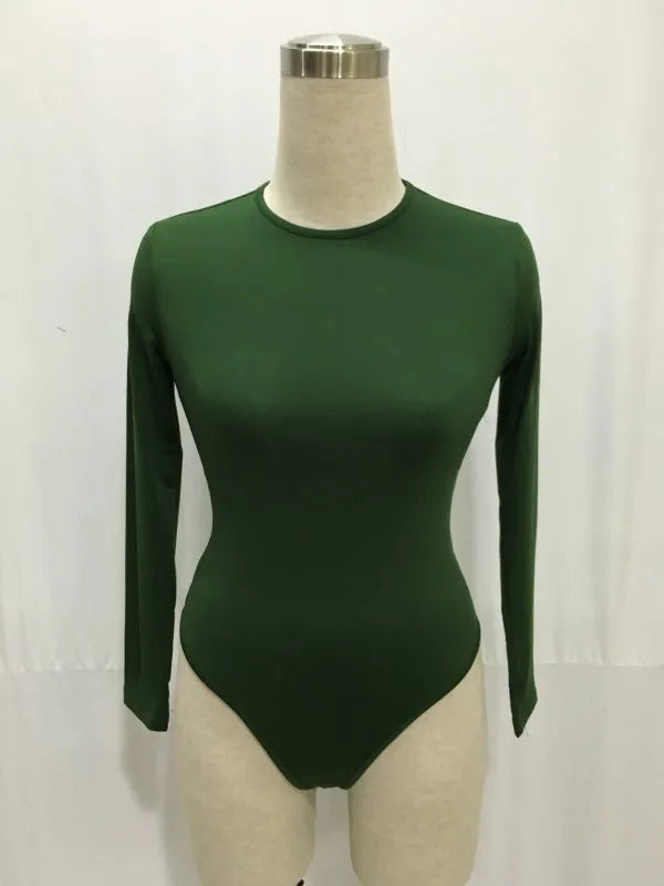 Women’s Long Sleeve Bodycon Bodysuit
