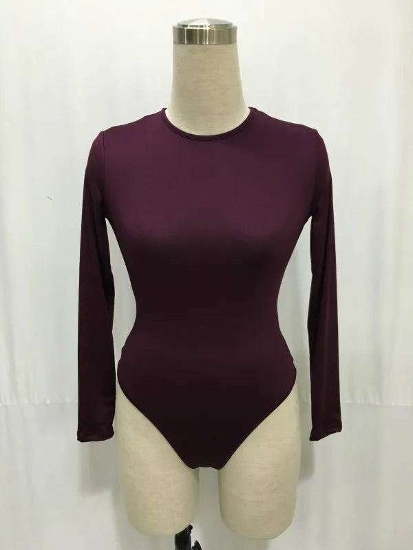 Women’s Long Sleeve Bodycon Bodysuit