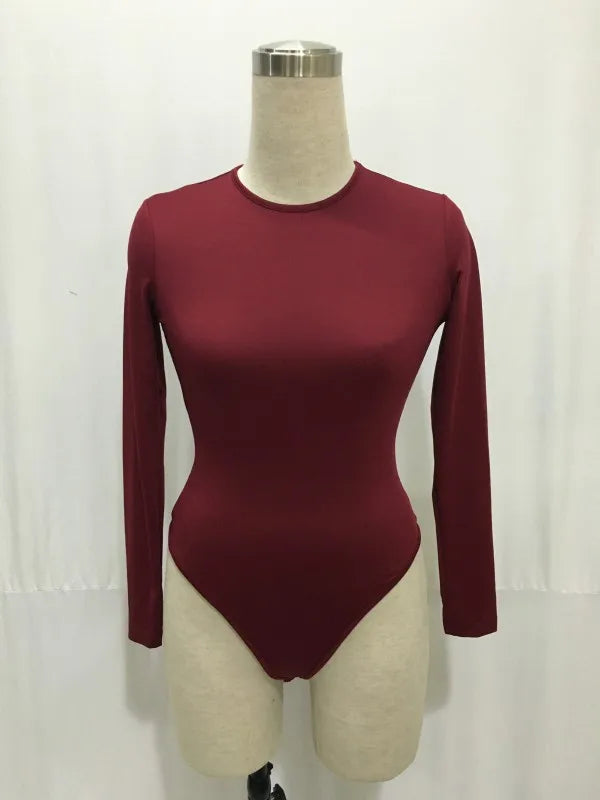 Women’s Long Sleeve Bodycon Bodysuit