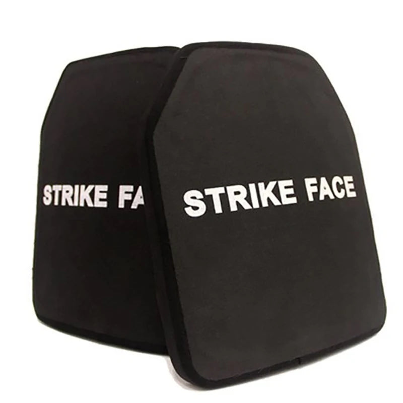 NIJ IIIA Polyethylene PE Lightweight Bulletproof Plate – Plug-in Composite Steel Tactical Vest Insert 10 x 12