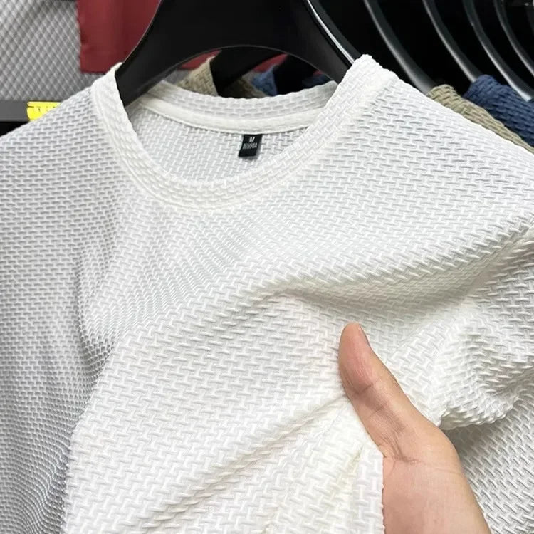 Men’s Ice Silk Mesh T-Shirt