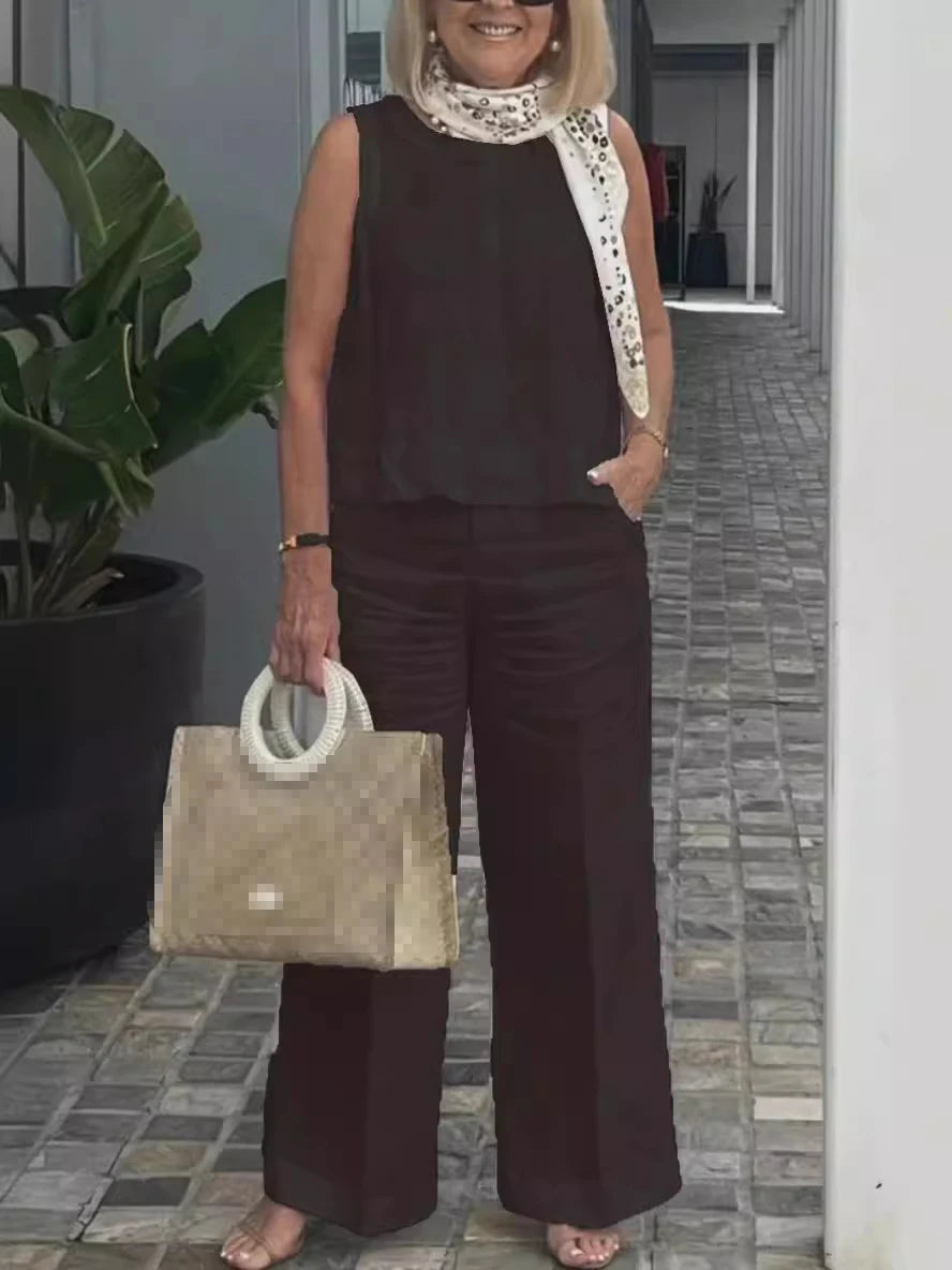 Women’s Linen Two-Piece Set