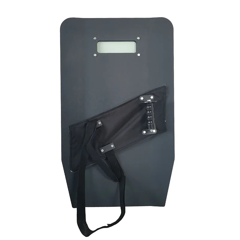 Lightweight NIJ IIIA Handheld Bulletproof Shield – Steel Plate & Bulletproof Glass, Personal Defense