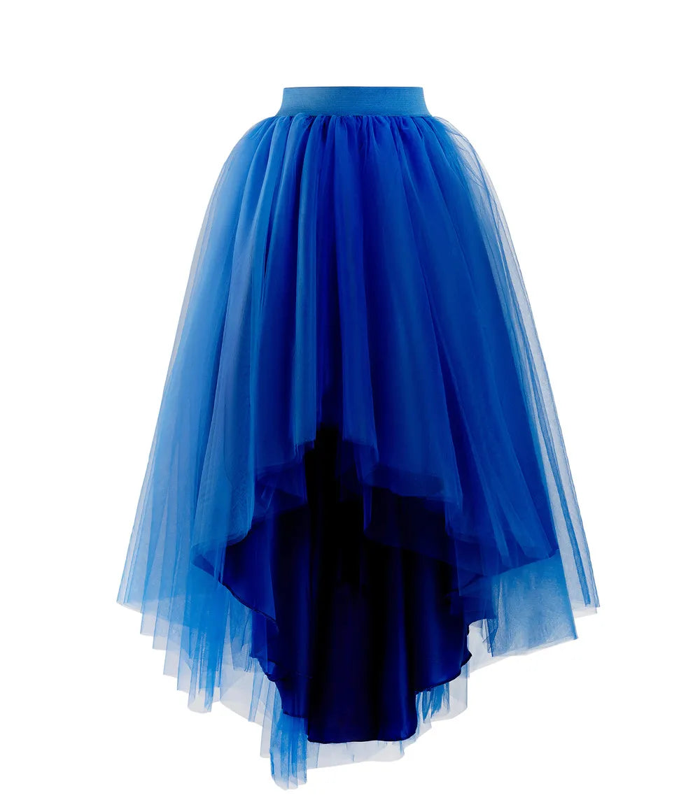Women’s Gothic Hi-Lo Tulle Skirt