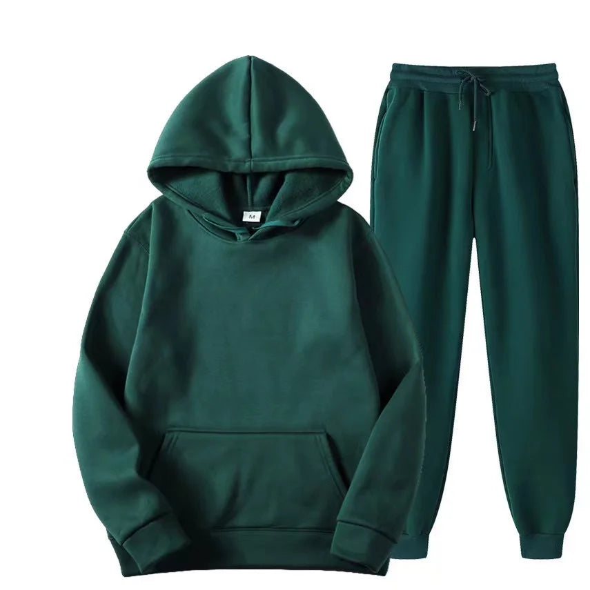 2024 Women's Hoodie & Sweatpants Set - Autumn Winter Pullover Suit