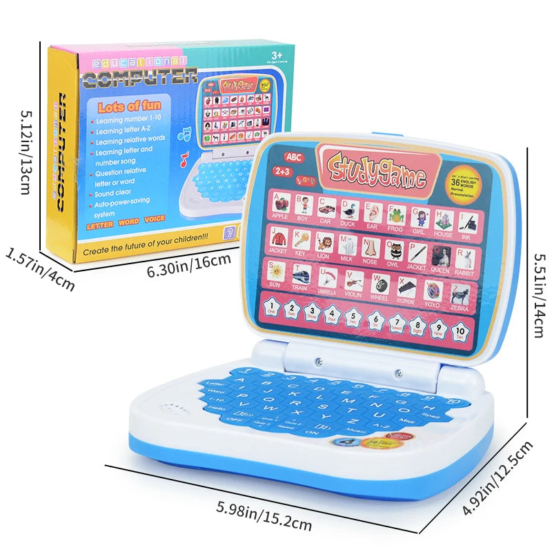 Smart Learning Laptop for Kids – ABCs, Numbers & More
