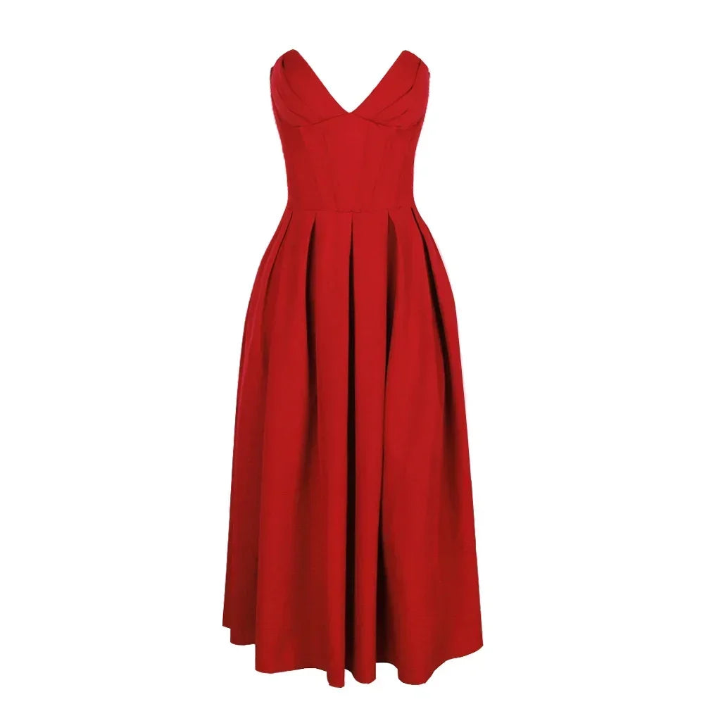Women’s Strapless Fit & Flare Dress