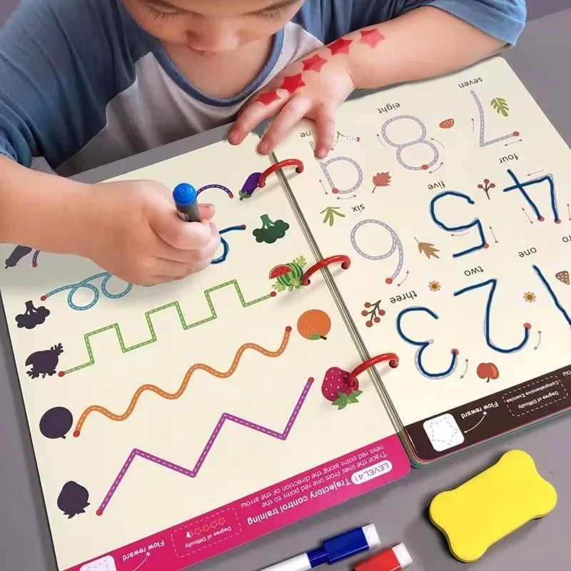 Children’s Tracing Practice Workbook – Montessori Style
