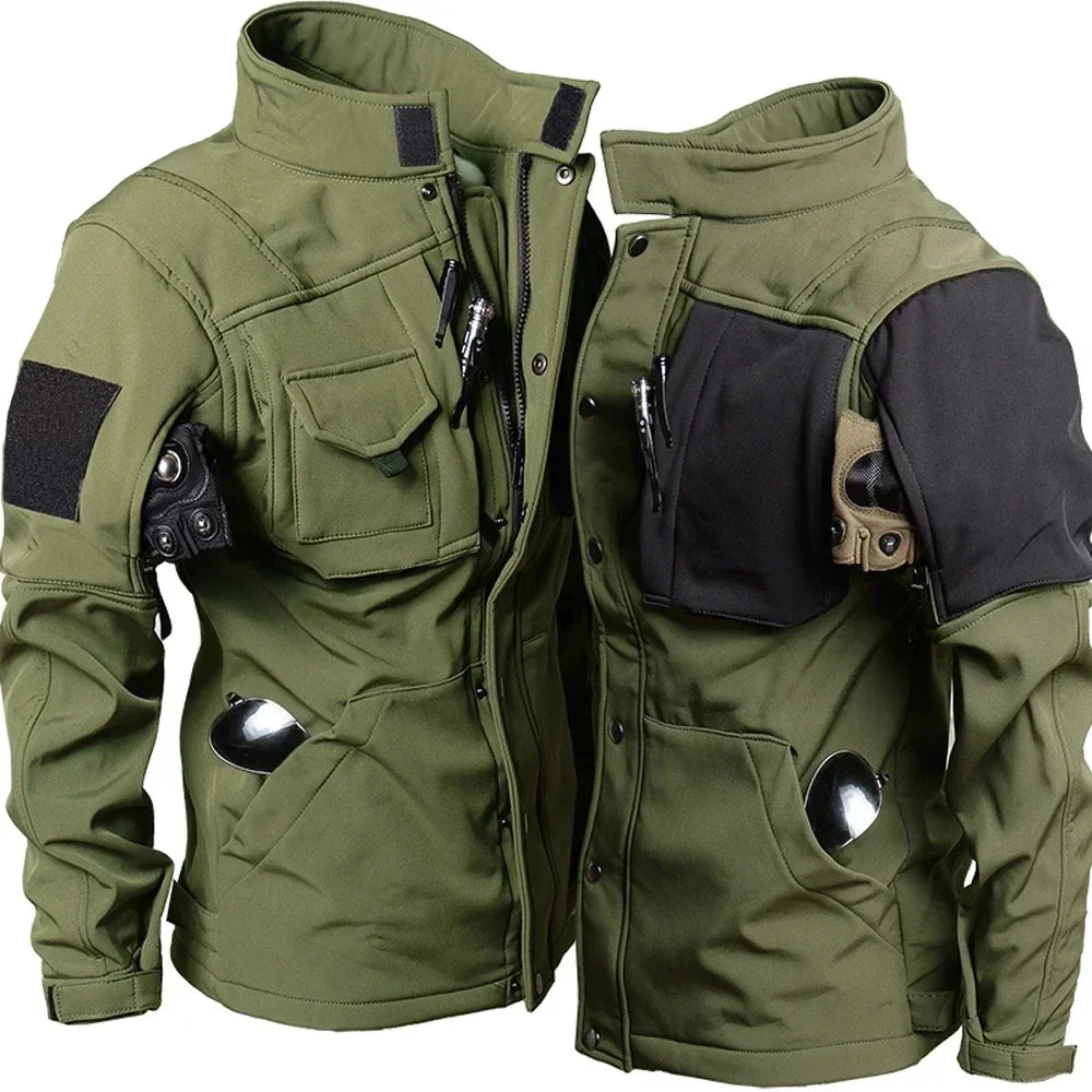 Men’s Tactical Fleece Motorcycle Jacket