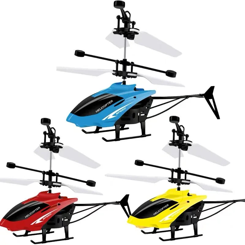 SkyRider Mini RC Drone - Rechargeable & Fall-Resistant Helicopter