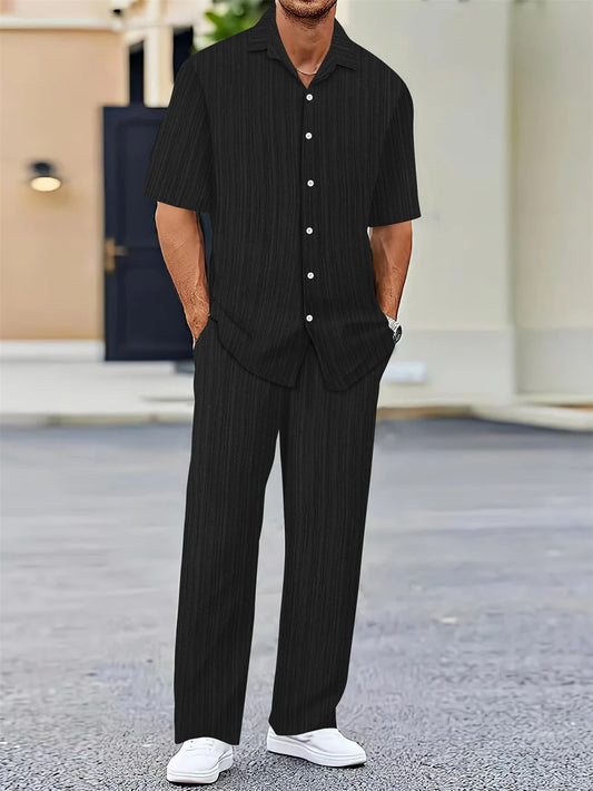 Men’s Summer Shirt & Pants Set