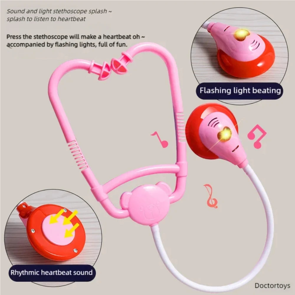 Doctor Playset with Medical Tools & Stethoscope in Trolley