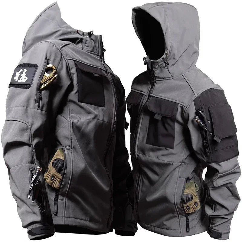 Men’s Tactical Fleece Motorcycle Jacket