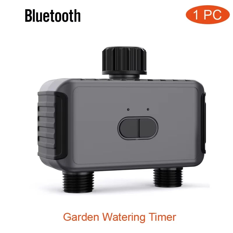 Tuya Smart Garden Watering Timer with 2 Outlets & Rain Delay Controller