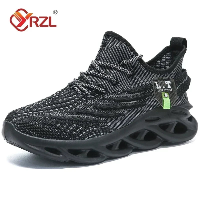 YRZL Men’s Breathable Running Sneakers