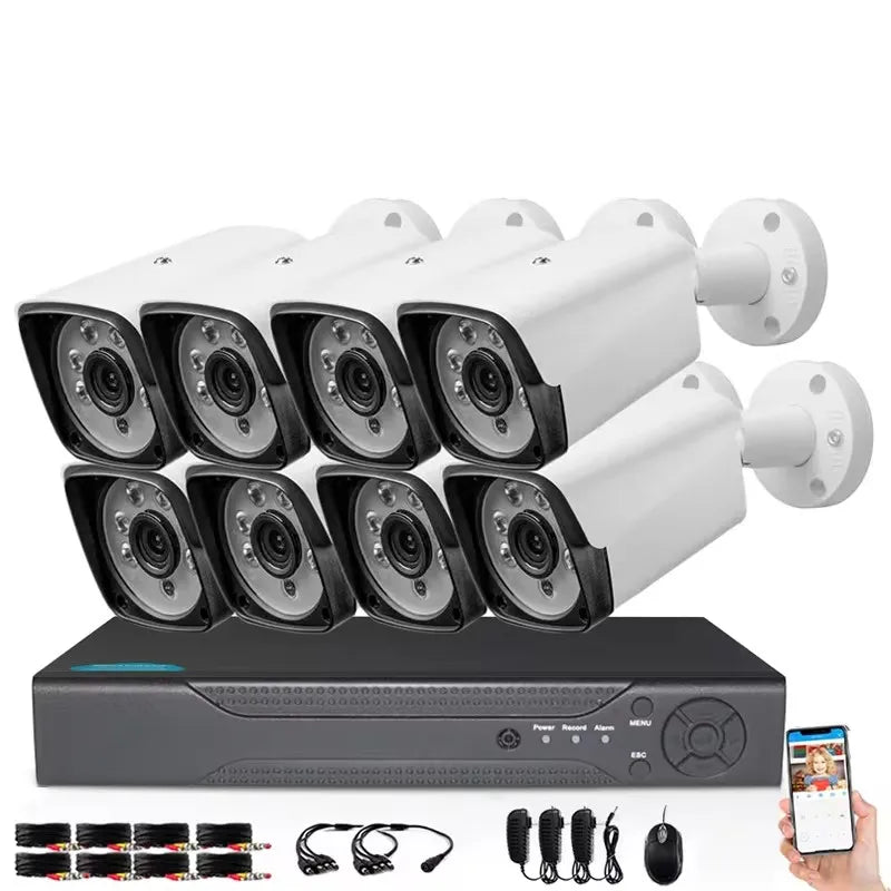 VisionSecure 8CH 5MP Outdoor DVR Kit