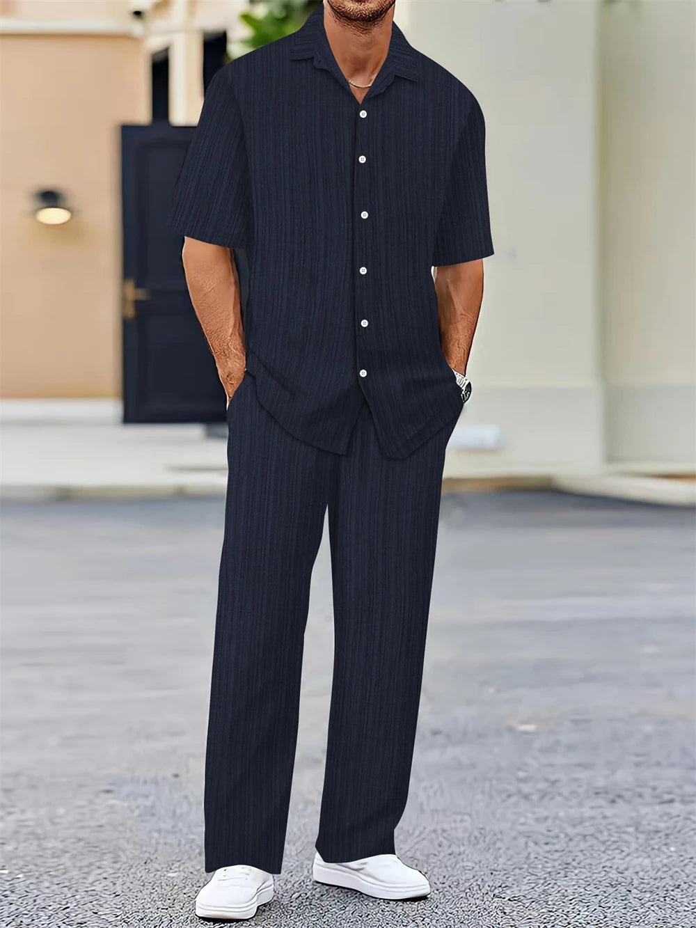 Men’s Summer Shirt & Pants Set
