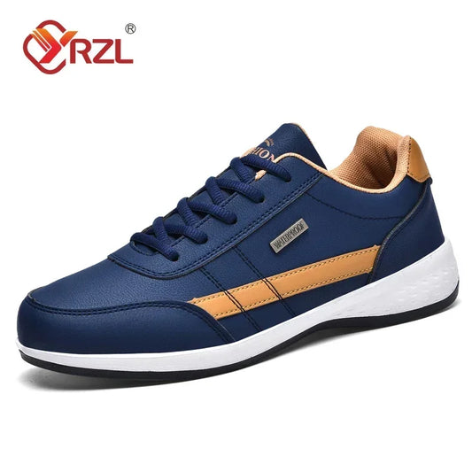 YRZL Men’s Waterproof Walking Sneakers