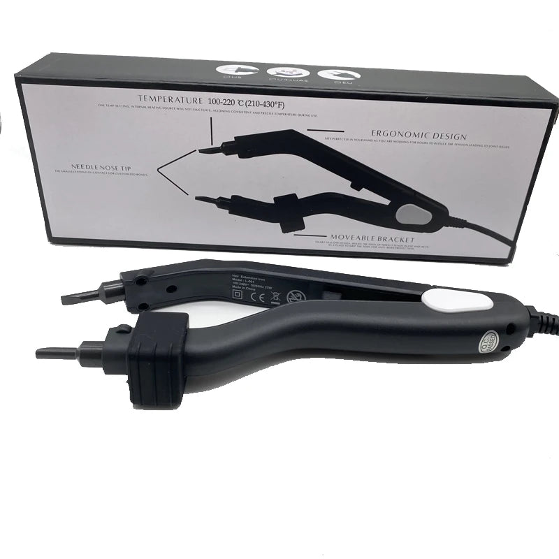 Black L-601 Heat Hair Connector Kit